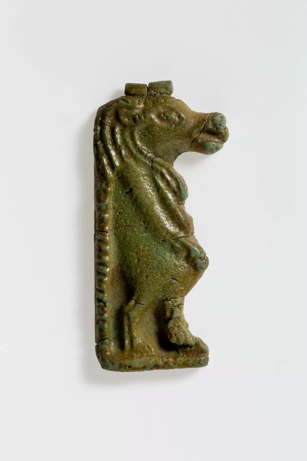 Das Taweret Amulet aus Ägypten (664-30 B.C. / Late Period - Problematic Period) im Metropolitan Museum of Art, New York.
